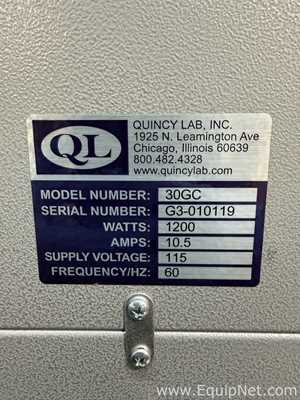 Quincy Lab 30GC 2.0 Cubic Foot Analog Gravity Convection Laboratory Oven