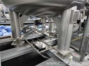 Netzsch Two 4.000 L SS Blending Tanks with Scrapers, High Shear Disperser and Two Pumps - Skid 3-2