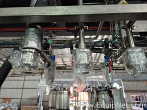 Netzsch Weighing Platform Structure with Electrical Board - Skid 3-3 PPZ Final Hold Tank System