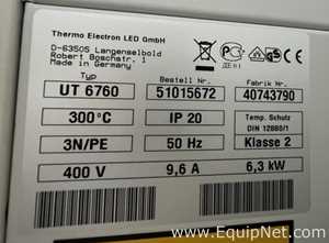 Horno de Secado Thermo Electron Corporation Heraeus UT 6760