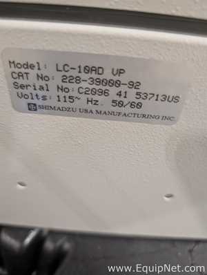 Lot of Shimadzu HPLC Components