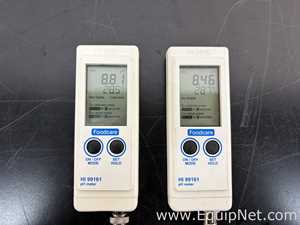 Lot of 2 Hanna Instruments HI 99161 pH Meters