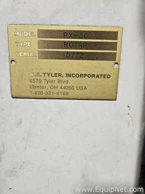 W.S. Tyler Ro-Tap RX-30 Test Sieve Shaker