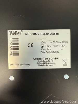 Fuente de Alimentación Weller WRS 1002