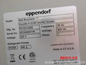Eppendorf New Brunswick Exceela 25R Incubator Shaker
