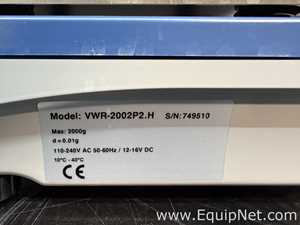 lote de  2 Balança de Laboratório VWR VWR-2002P2.H
