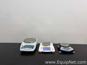 Lot of 3 Ohaus Balances