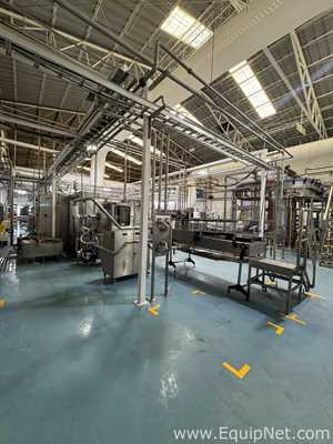 Bertolaso Titania 48/2100 Glass Bottle Rinser-Filler Machine