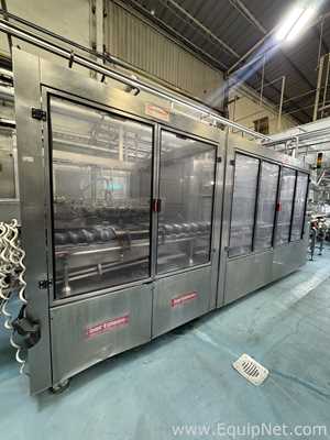 Bertolaso Titania 48/2100 Glass Bottle Rinser-Filler Machine