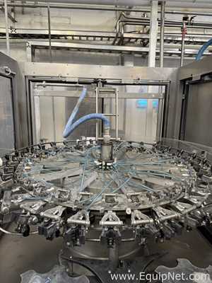 Bertolaso Titania 48/2100 Glass Bottle Rinser-Filler Machine