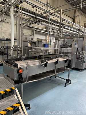 Bertolaso Titania 48/2100 Glass Bottle Rinser-Filler Machine