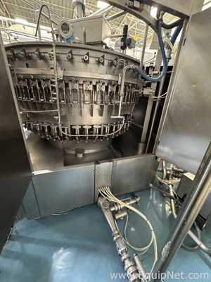 Bertolaso Titania 48/2100 Glass Bottle Rinser-Filler Machine