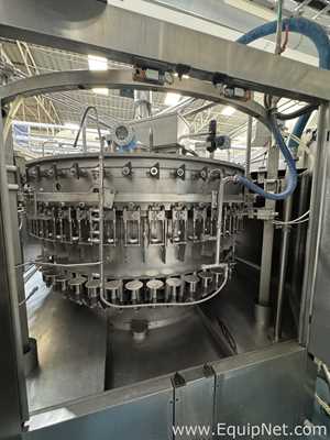 Bertolaso Titania 48/2100 Glass Bottle Rinser-Filler Machine