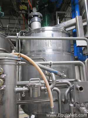 820 Gallon DCI Stainless Steel Jacketed And Agitated Vessel
