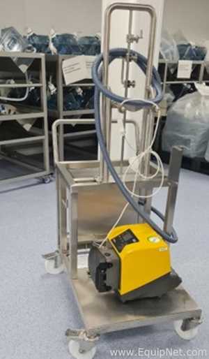 Watson Marlow 630Du Peristaltic Pump On Unit Stand with PendoTech Pressure MAT Monitor