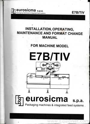 Eurosicma - Flow Wrapper Model Euro 77 With TIV Feeder