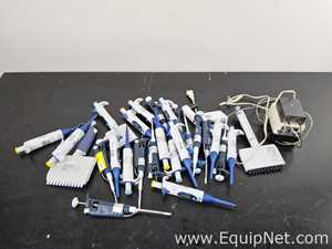 Lot of Various Capacity Pipettors