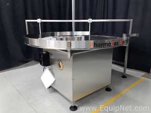 New PCM 60'' feeding accumulation turntable model 60SS