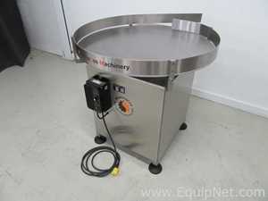 Mesa de acumulación giratoria Pharma Cos Machinery 36SS. nuevo