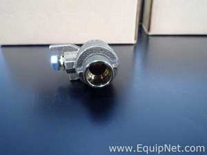 Lot of 5 Nibco S-585-80-LFLX 1/2  Inch Full Port Ball Valves