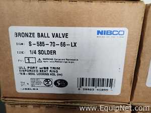 lote de  9 Válvula Nibco S-585-70-66-LX. 4 Polegadas