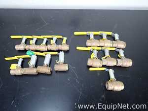 Lot of 16 Apollo Bronze Ball Valves