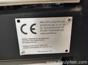 Keller K-Roll ROTO 2 Hot Stamping Machine