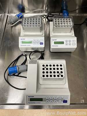 lote de  3 Misturador para Laboratórios Eppendorf Thermomixer Compact