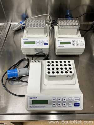 lote de  3 Misturador para Laboratórios Eppendorf Thermomixer Compact