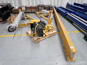 R and M Materials Handling Jancrane Portable Gantry Crane Capacidad 3 Ton