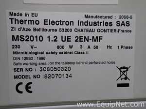 Cabine de Segurança Biológica Thermo electron Industries SAS 82070134 Class II