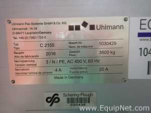 Uhlmann Pac Systeme C2155 Horizontal Folding Box Cartoning Machine