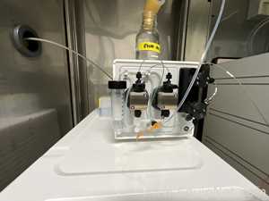 GE Healthcare Bio-Sciences AKTA pure Chromatography System with ALS Frigolab 1500 Litre Refrigerator