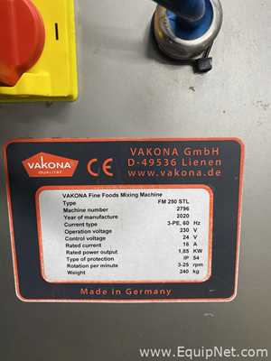 Misturador Vakona GmbH FM 250 STL