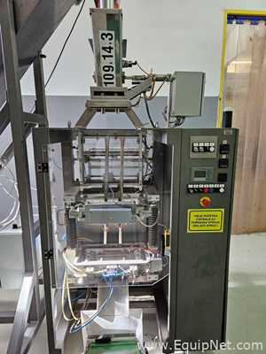 Viking Masek ST200 Dual-Lane Vertical Form Fill Seal Machine With Product Feeding Conveyor