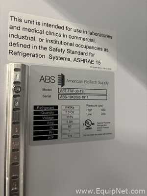 Refrigeradores American BioTech Supply ABT-FRP-30-TS