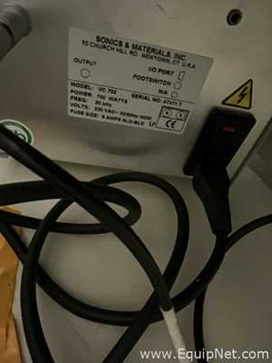Sonics and Materials Inc VC 750 Sonicator