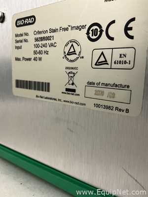 Bio Rad Criterion Stain Free Imager