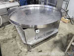 Mesa Acumuladora Rotativa aço inox  . 60 Polegadas