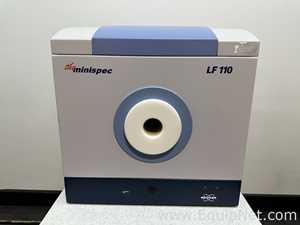 Bruker LF110 Benchtop Time Domain Nuclear Magnetic Resonance TD-NMR Analyzer On Mobile Table