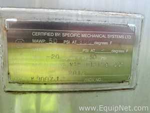 Specific Mechanical Systems 7500 Liter Pressure Vessel