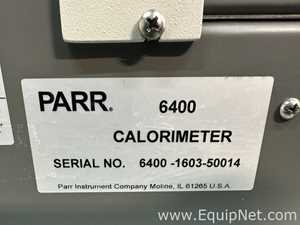 Calorímetro Parr Instruments Co 6400 Calorimeter