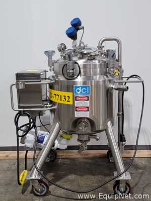 DCI 100 Liter Stainless Steel Jacketed Reactor Tank with Control Panel