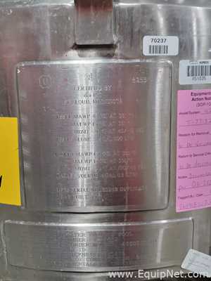 DCI 100 Liter Stainless Steel Jacketed Reactor Tank with Control Panel