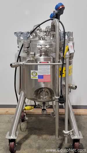 DCI 100 Liter Stainless Steel Jacketed Reactor Tank with Control Panel