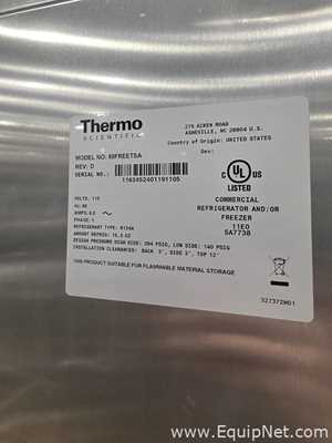 Congelador Thermo Scientific 50FREETSA