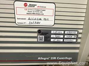 Beckman Coulter Allegra 25R Refrigerated Laboratory Centrifuge