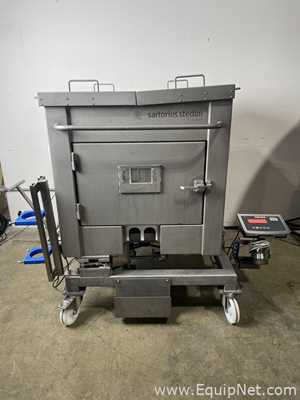 Sartorius Stedim Biotech FXC122332 200 Liter Jacketed Single Use Bag Container with Weigh Cell