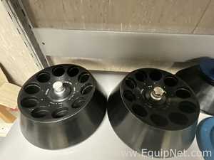 Lot of 16 off Various Beckman Coulter Avanti Laboratory Centrifuge Fixed Angle Rotors