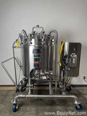 Lee Industries 250 Liter Stainless Steel Jacketed Mobile Mixing Tank